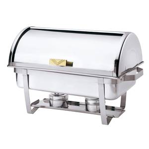 Browne Foodservice 575135 Full Size Stackable Chafing Dish w/ Roll Top Lid
