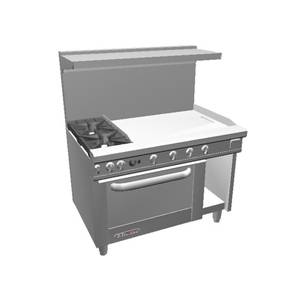 Southbend S48AC-3G 48" S-Series Range w/ Convection Oven & 36" Man. Griddle