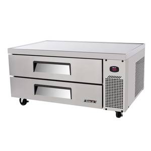 Turbo Air TCBE-48SDR-N 48" S/S Chef Base Cooler w/ 2 Drawers - 7.52 CuFt