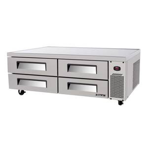 Turbo Air TCBE-72SDR-N 72" S/S Chef Base Cooler w/ 4 Drawers - 12.66 CuFt