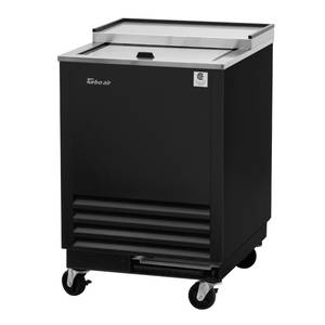 Turbo Air TBC-24SB-GF-N6 24" Glass Chiller & Froster w/ Black Exterior - 4.56 CuFt