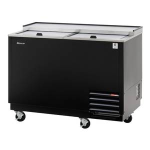 Turbo Air TBC-50SB-GF-N 50" Glass Chiller & Froster w/ Black Exterior - 14.49 CuFt