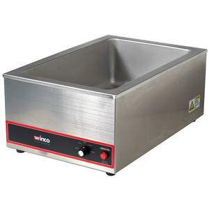 Winco FW-S500 Full Size 1200 Watt Electric Countertop Food Warmer