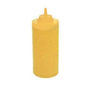 Winco PSW-32Y 6 Pack of 32oz Yellow Wide Mouth Squeeze Bottles