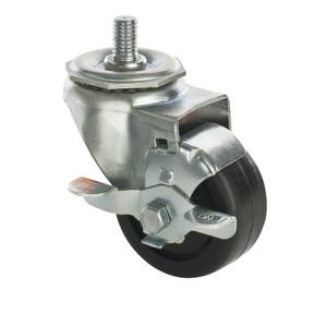 Focus Foodservice FTC1213125 Set of Four 2.5in Casters With Brakes