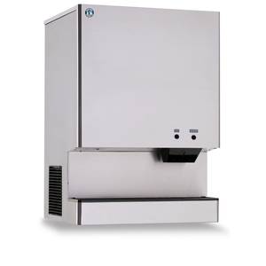 Hoshizaki DCM-751BWH-OS 800lb Ice Maker Stand Up Water Cooled Ice Dispenser 95lb Bin