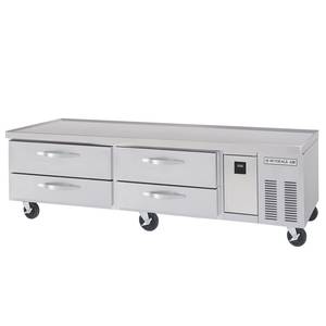 Beverage Air WTRCS72HC 72in Four Drawer Refrigerated Chef Base Equipment Stand