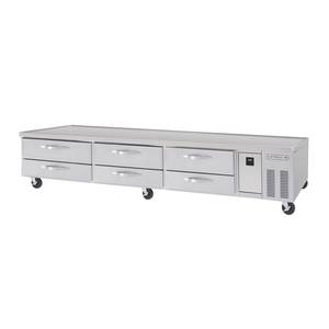 Beverage Air WTRCS112HC 112in Six Drawer Refrigerated Chef Base Equipment Stand