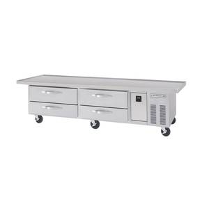 Beverage Air WTRCS84HC-96 96in Four Drawer Refrigerated Chef Base Equipment Stand