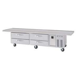 Beverage Air WTRCS84D-1-108 108in Four Drawer Refrigerated Chef Base Equipment Stand