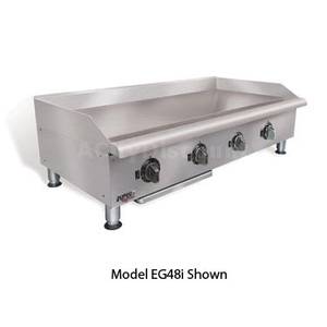 APW Wyott EG-24S 24" Champion Countertop Electric Griddle-Thermostat 208-240V