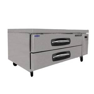 Nor-Lake NLCB60 60in Two Drawer Refrigerated Chef Base Equipment Stand