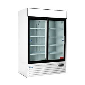 Nor-Lake NLGR48S-B 48cuft 53.25in Two Glass Door Refrigerated Merchandiser