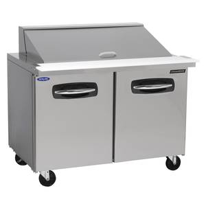 Nor-Lake NLSMP48-18A 48.25in Two Door Mega Top Sandwich Refrigerated Counter
