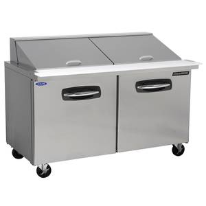 Nor-Lake NLSMP60-24A 60.38in Two Door Mega Top Sandwich Refrigerated Counter