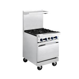 Market Forge R-R4 24in Stainless Steel Heavy Duty Range Gas