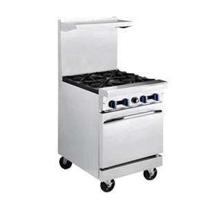 Market Forge R-RG-24 24in Stainless Steel Heavy Duty Range Gas w/ Griddle