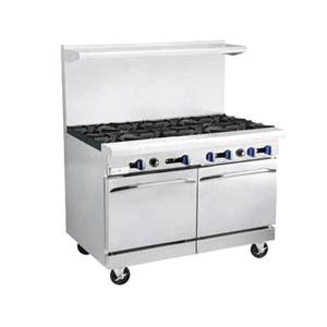 Market Forge R-R8 48in Stainless Steel Heavy Duty Range Gas