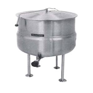 Market Forge F-100* 100gal Stainless Steel Stationary Kettle Direct Steam