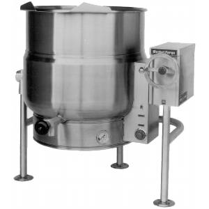 Market Forge FT-30LE 30gal SS Tilting Kettle w/ 2/3 Steam Jacket Electric 15kw
