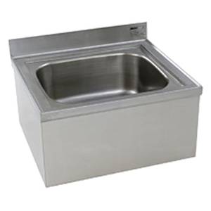 Eagle Group F1916-X Stainless Steel Floor Mount Mop Sink w/ 8in Deep Bowl