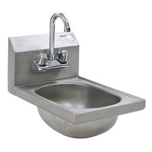 Eagle Group HSAN-10-F SS Wall Mount Hand Sink w/ Splash Mounted Faucet
