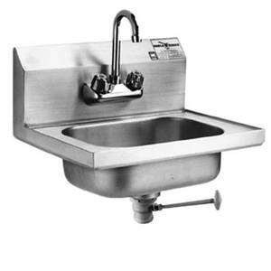 Eagle Group HSA-10-FA-1X SS Wall Mount Hand Sink with Faucet P-Trap Tail Piece