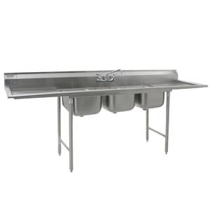 Eagle Group 412-16-3-18-X 412 Series Stainless Steel Sink 3 Compartment