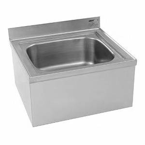 Eagle Group F1916-12-X Stainless Steel Floor Mount Mop Sink w/ 12in Deep Bowl