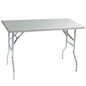 Eagle Group T2448F Stainless Steel Folding Table 24in x 48in