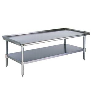 Eagle Group T3024SGS Open Base Griddle Stand Bottom Shelf 30in x 24in SS legs