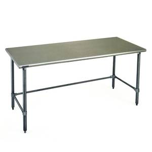 Eagle Group T3060STEB Deluxe Work Table 60in x 30in Stainless Steel Work Top
