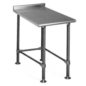 Eagle Group UT3018STEB-X Deluxe Filler Table 18in x 30in Stainless Steel Work Top