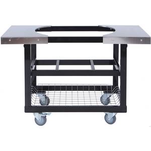 Primo Grills & Smokers PG00370 Cart with Stainless Side Tables for Oval 300 Ceramic Smoker