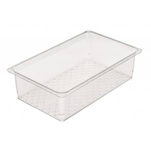 Cambro 1826CLRCW135 Colander Food Pan Drain Tray 18in x 26in x 6in