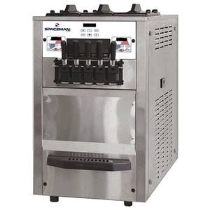 Spaceman 6265 (3) 8.5qt Hopper Soft-Serve Ice Cream Machine 3 Flavors
