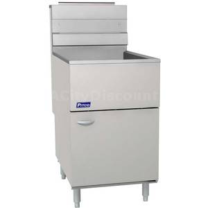 Pitco 65C+S-LP Stainless Steel 65-80lb. Liquid Propane Gas Fryer - 150k BTU