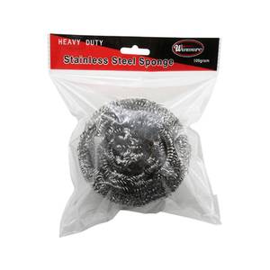 Winco SPG-50 50g Stainless Steel Scouring Sponge