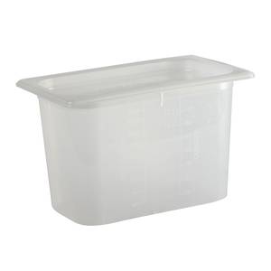 San Jamar MP14 4qt ModPan Food Pan w/ Lid 1/4 Size 