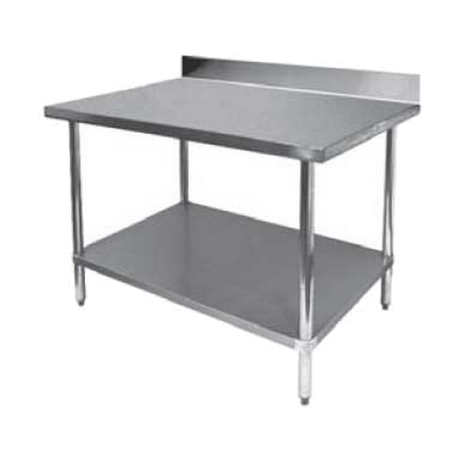 GSW USA WT-EB3018 Economy 30"x18" 16 Gauge 430 Stainless Steel Work Table