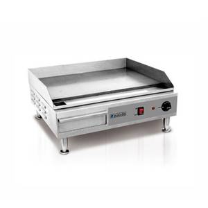 Eurodib SFE04900 24" Heavy Duty Electric Countertop Griddle - 220v/1ph