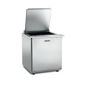 Traulsen UST276-L 27" Dealers Choice One-Section Prep Table w/ Flat-Top Lid