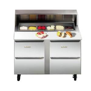 Traulsen UST6012-DD 60" Dealers Choice Two-Section Compact Prep Table