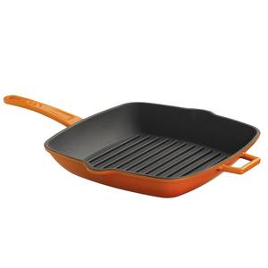 Lava Cookware LVPGT2626K0 10 Inch Square Cast Iron Grill Pan