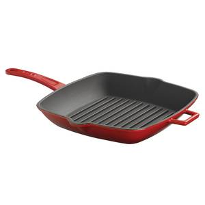 Lava Cookware LVPGT2828K0 11 Inch Square Cast Iron Grill Pan