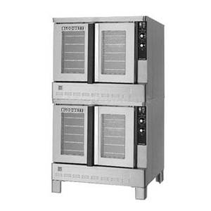 Blodgett ZEPH-100-G DBL Zephaire Std. Depth Double Deck 100K BTU Gas Convection Oven