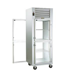 Traulsen G11002P 30" Half Glass Door Pass-Thru Refrigerator Right Hinge