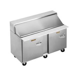Traulsen UPT6012-LL 60" Dealers Choice Two-Section Sandwich Prep Table