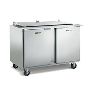 Traulsen UST4812-LR 48" Dealers Choice Two-Section Refrigerated Prep Table
