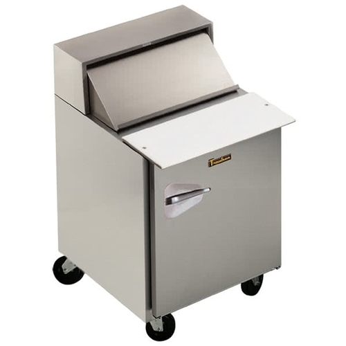 Traulsen UPT279-R-SB 27" Dealers Choice Stainless Steel Refrigerated Prep Table